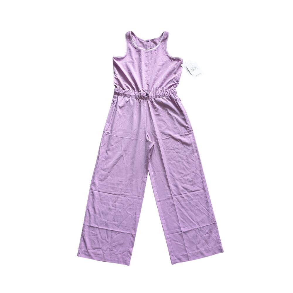 NWT Atletha Girl Jump for Joy Wide Leg Jumpsuit XXL/16 Lilac Drawstring